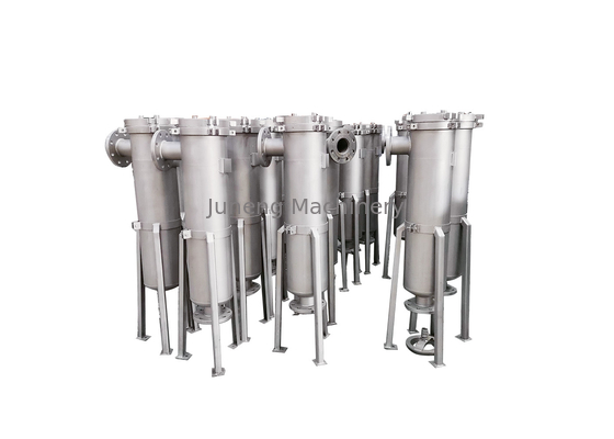 خرید فیلتر کیسه جت پالس عمودی ضد زنگ / سیستم فیلتر کیسه فشار بالا online manufacture