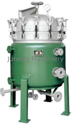 خرید فیلترهای برگ فشار فشار عمودی با استخراج 0.3MPA Steel فشار فلزی برای جداسازی مایع جامد online manufacture